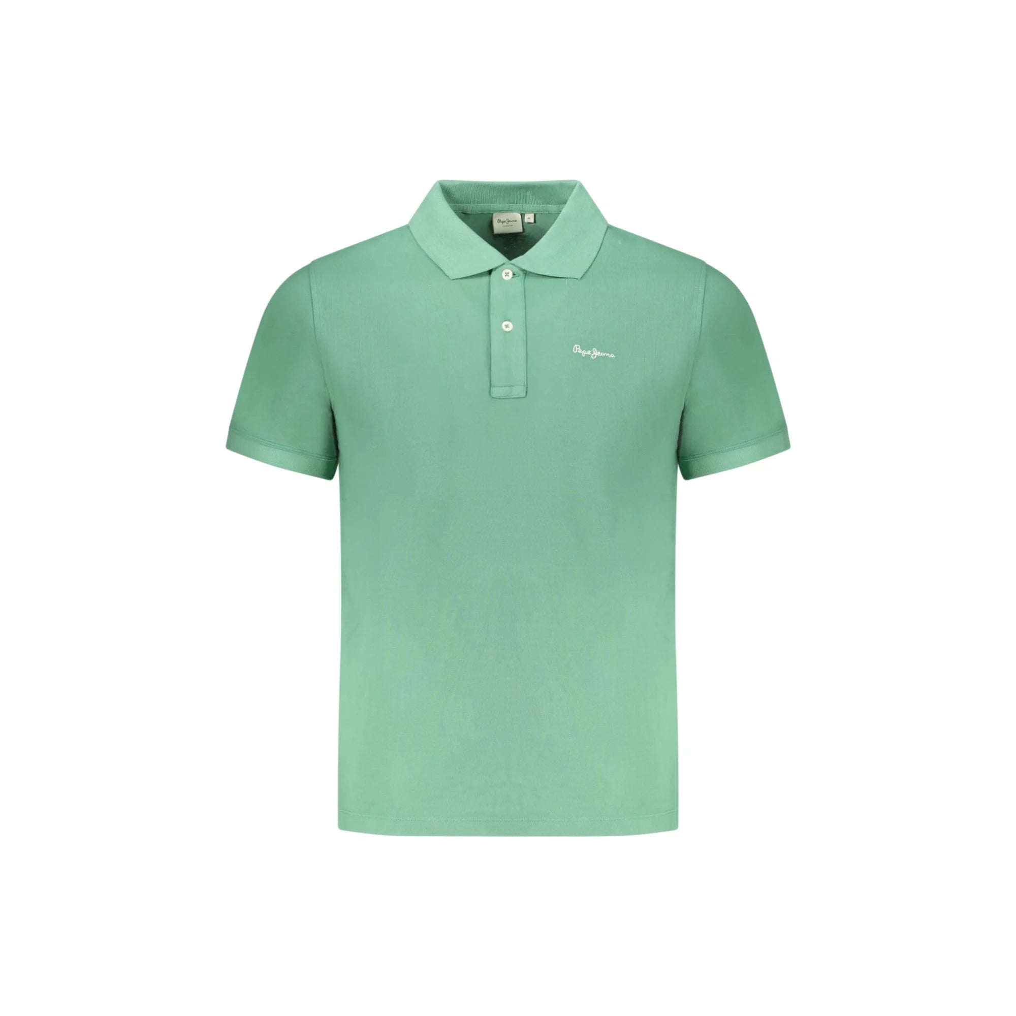 PEPE JEANS POLO MANICHE CORTE UOMO VERDE